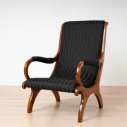 19th-Century Biedermeier Cherrywood Armchair, Germany, circa 1830-1850