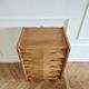 Renovated vintage chest of drawers, Scandinavian style, 1950s-60s.