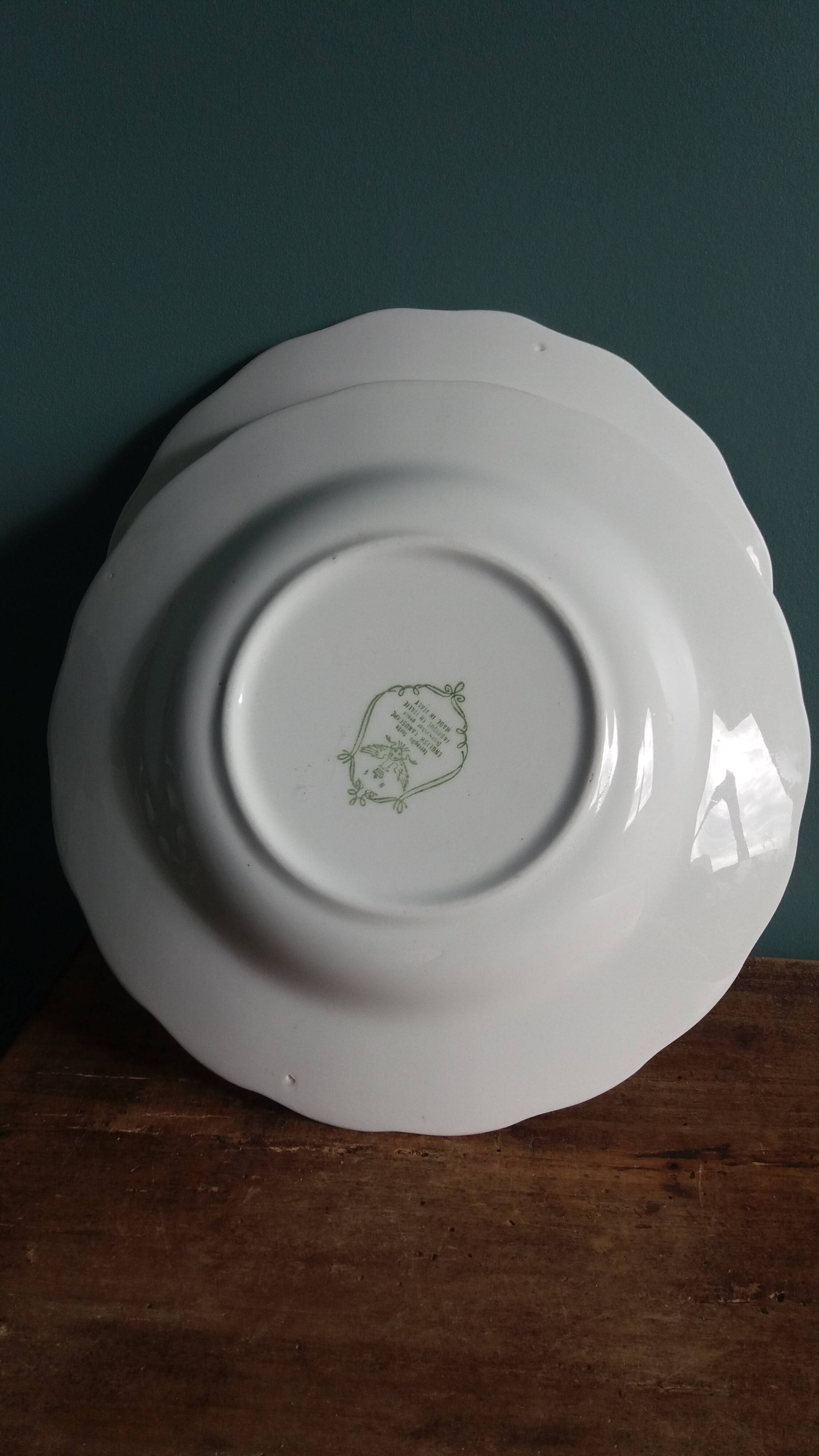 Decorative plates English landscape, Fontebasso Italy