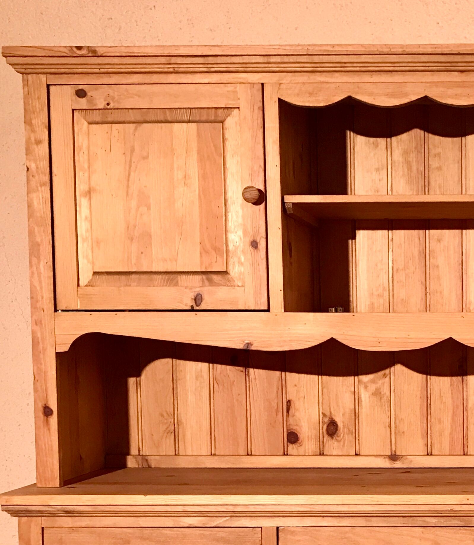 Solid wood cabinet 2 bodies