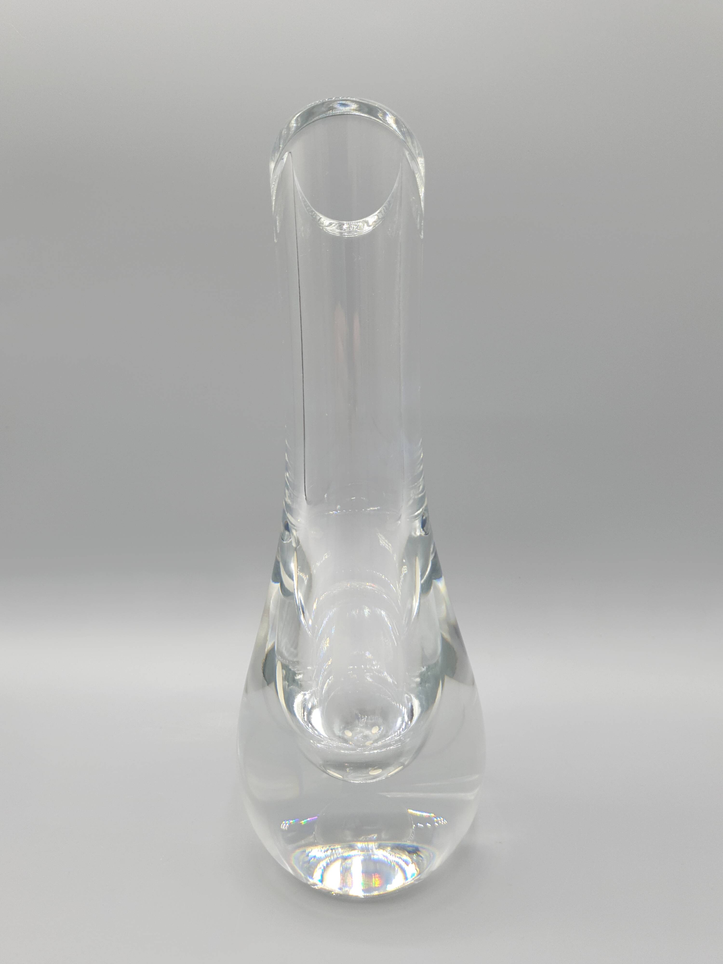 Crystal Baccarat soliflore vase, "Albane" model