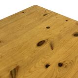 Vintage coffee table in pine 70s minimalist design
