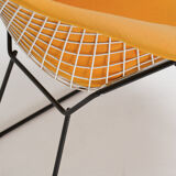Diamond Chair – Yellow Upholstery - Harry Bertoia