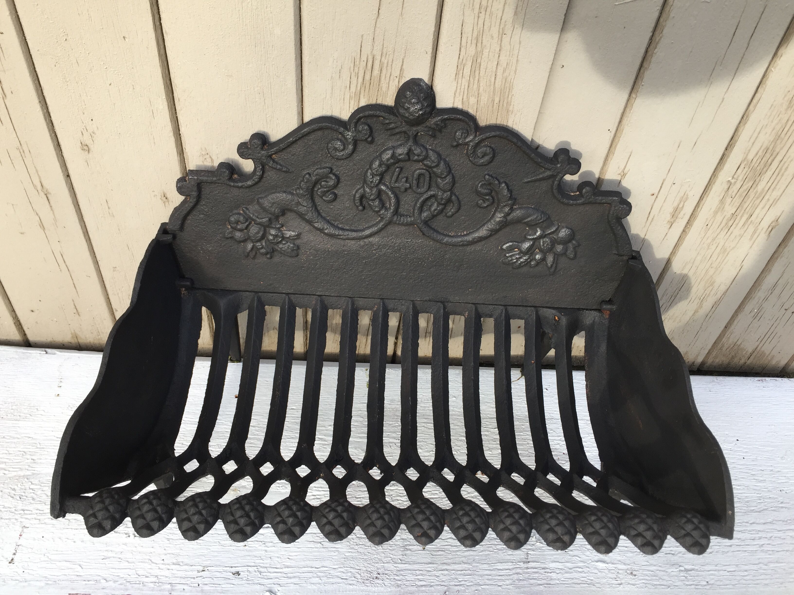 Log rack fireplace cradle