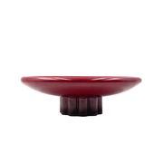 Paul Millet, Modern red vide poche / centerpiece, Sevres France 1930s