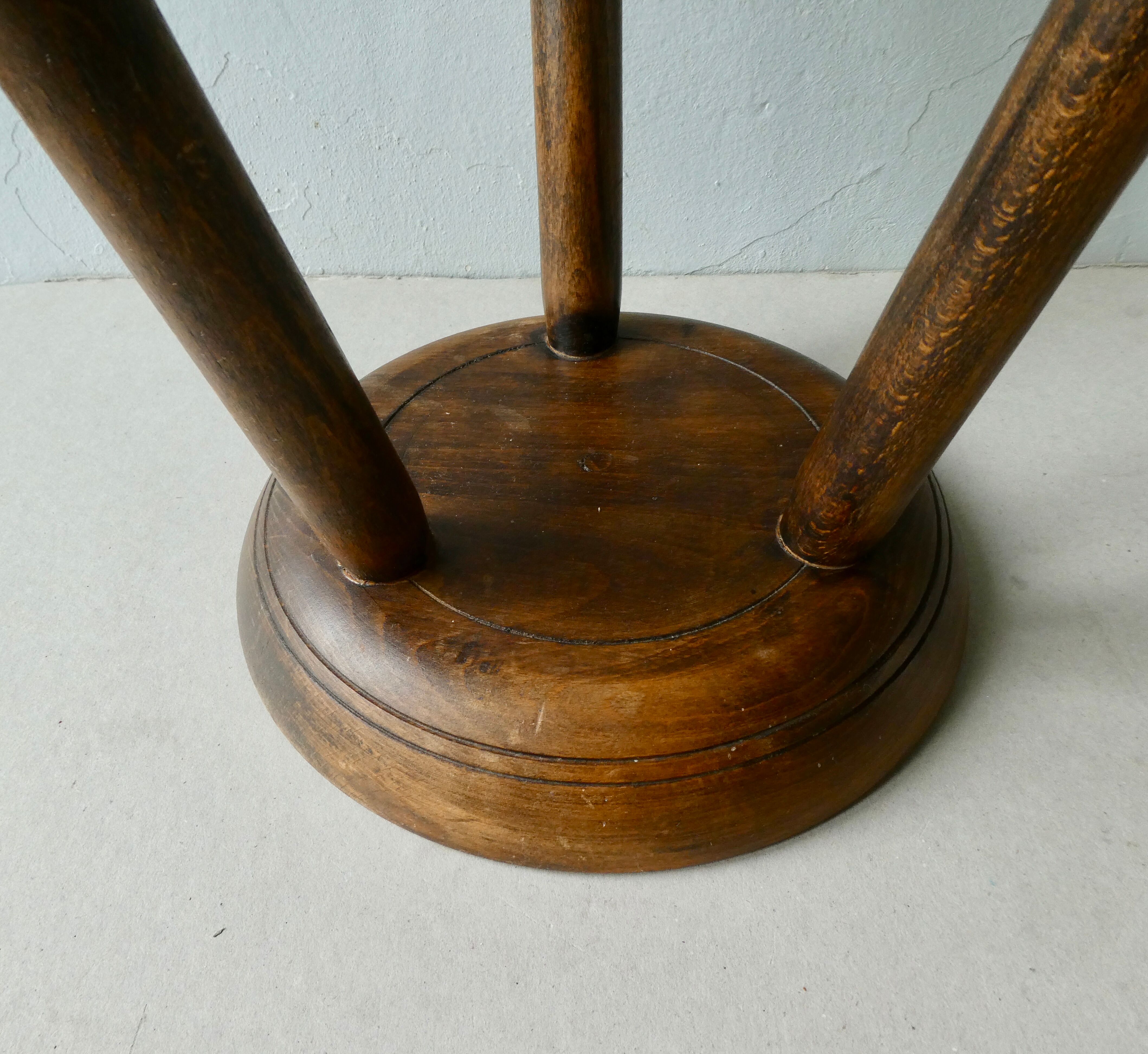 Solid wooden tripod, 1960s