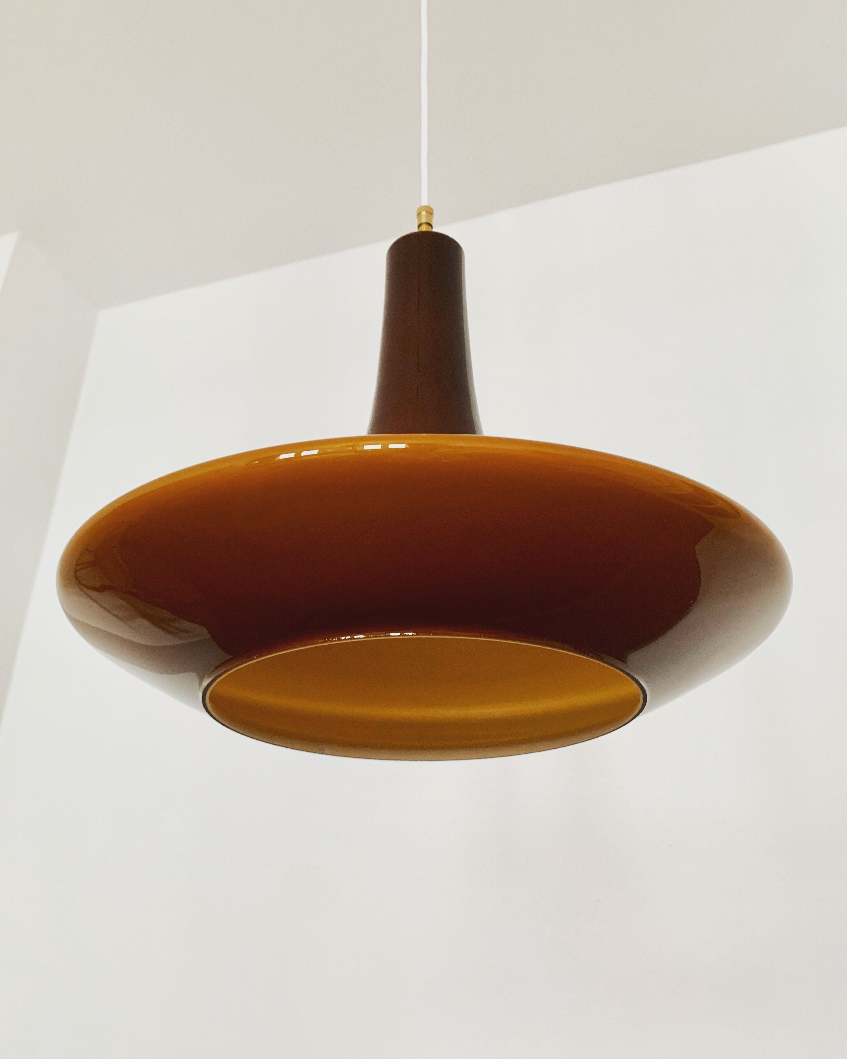 Glass pendant lamp by Peill and Putzler