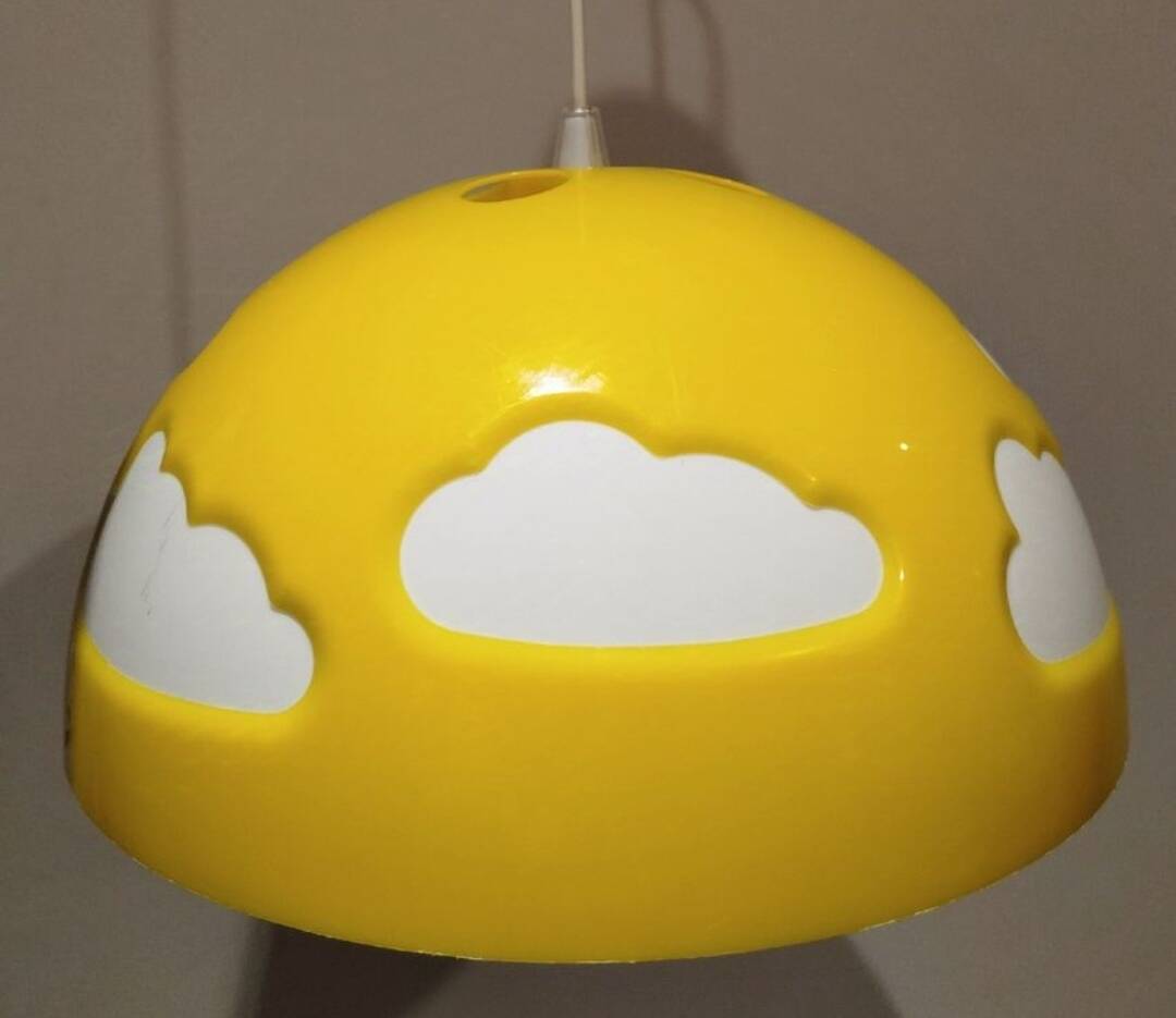 Vintage Ikea cloud pendant light