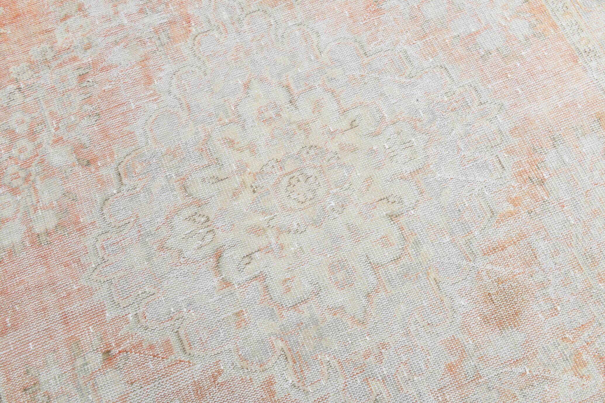 7x10 Rug For Living Room Pale Red Persian Rug, 229x326Cm