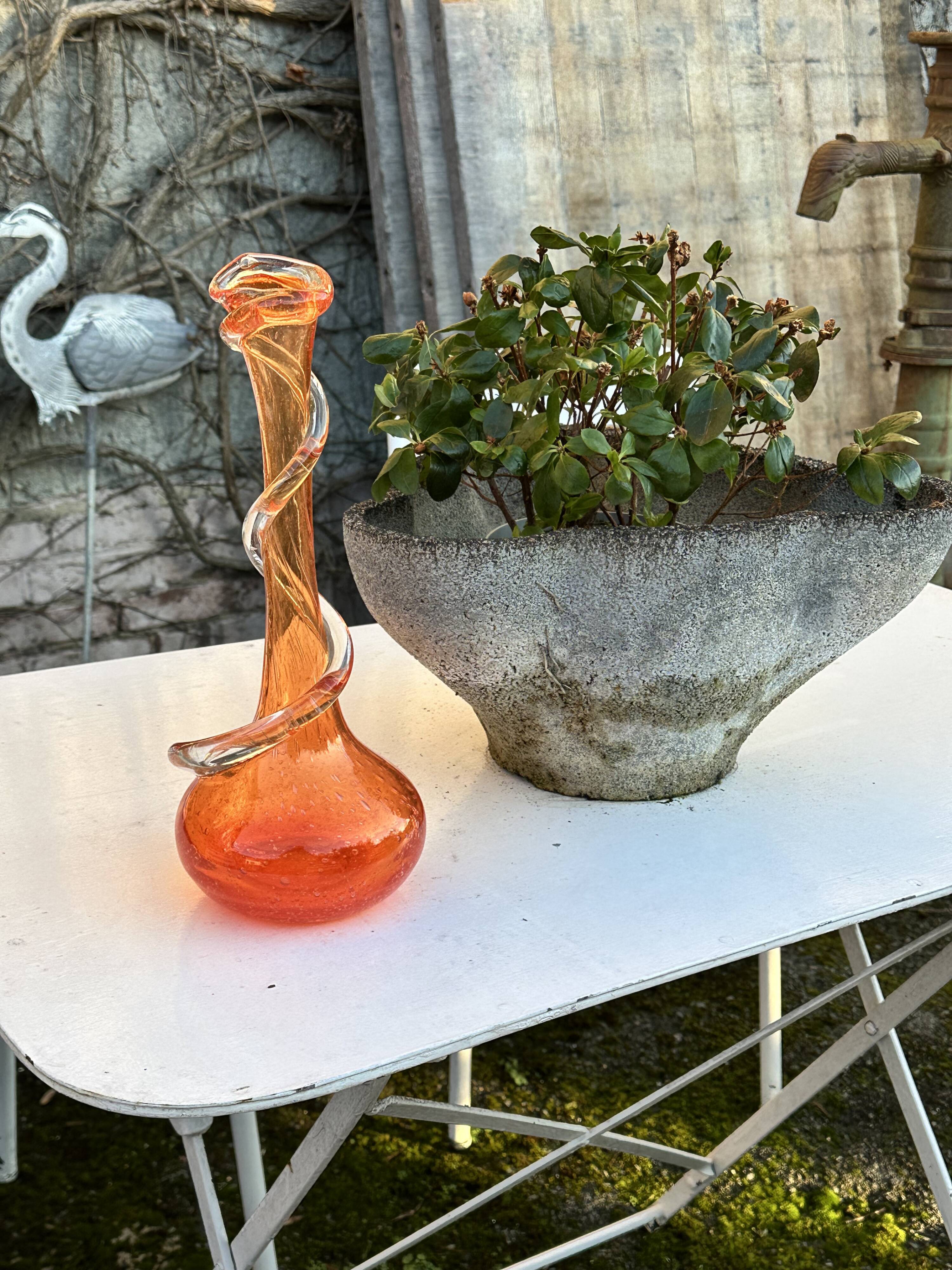 Riom marsh soliflore vase orange