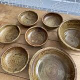 Service 7 dishes vintage sandstone
