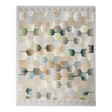 Geometric Multicolor Vintage Kilim Rug, 270x352Cm