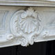 Napoleon III fireplace in Carrara marble circa 1880