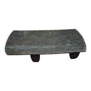 Table basse bois brut