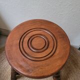 Tripod stool with turned legs