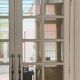 Double separation doors with transom and beveled glass 20th century