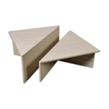 Travertine Coffee Table By Up&Up, Italy, 1970s