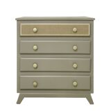 Vintage khaki chest of drawers