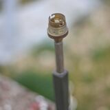 Vintage lamp, industrial metal bedside lamp, table lamp