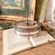 Silver-plated metal sugar bowl, Henri X style