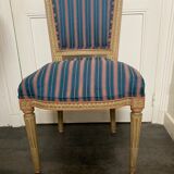 Old louis XVI style chair patinated wood