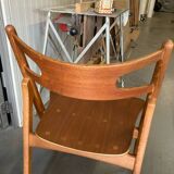 Chaises CH29 Sawbuck par Hans Wegner pour Carl Hansen & Son. Lot de 4
