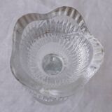 Pair of glass candlesticks