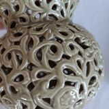 Vase dried flowers or ceramic photophore