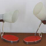 Pair of mid-century table lamps by Drupol 1960