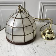 Suspension in mother-of-pearl and bamboo / wood 50s