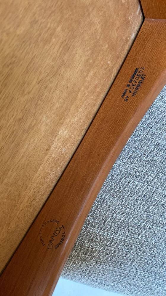 Six Vintage Wooden Dining Chairs Danish From Koefoed Hornslet