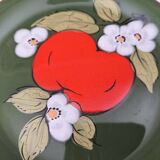 Set of 6 vintage Zeller Keramik dessert plates Eden model
