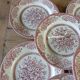 14 Antique English Dinner Plates