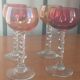 Verres à liqueur en verre soufflé