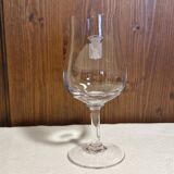 8 crystal wine glasses from the 1925/1930s - Camp Romain wine logo.