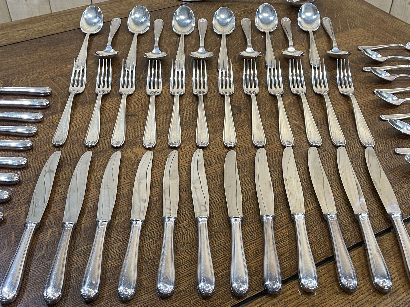 Housewife christofle shell model - 61 pieces