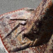 Egyptian Oriental Rug: 2.00 x 2.00 Meters - Pure Silk - Handmade