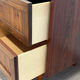Meuble bas scandinave en palissandre de Rio