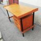 Bureau vintage métal et caisson bois