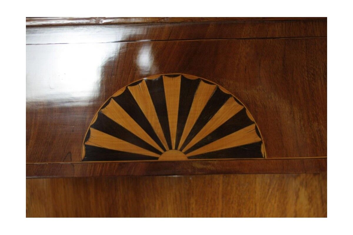 Oak secretary, Northern Europe, around 1820