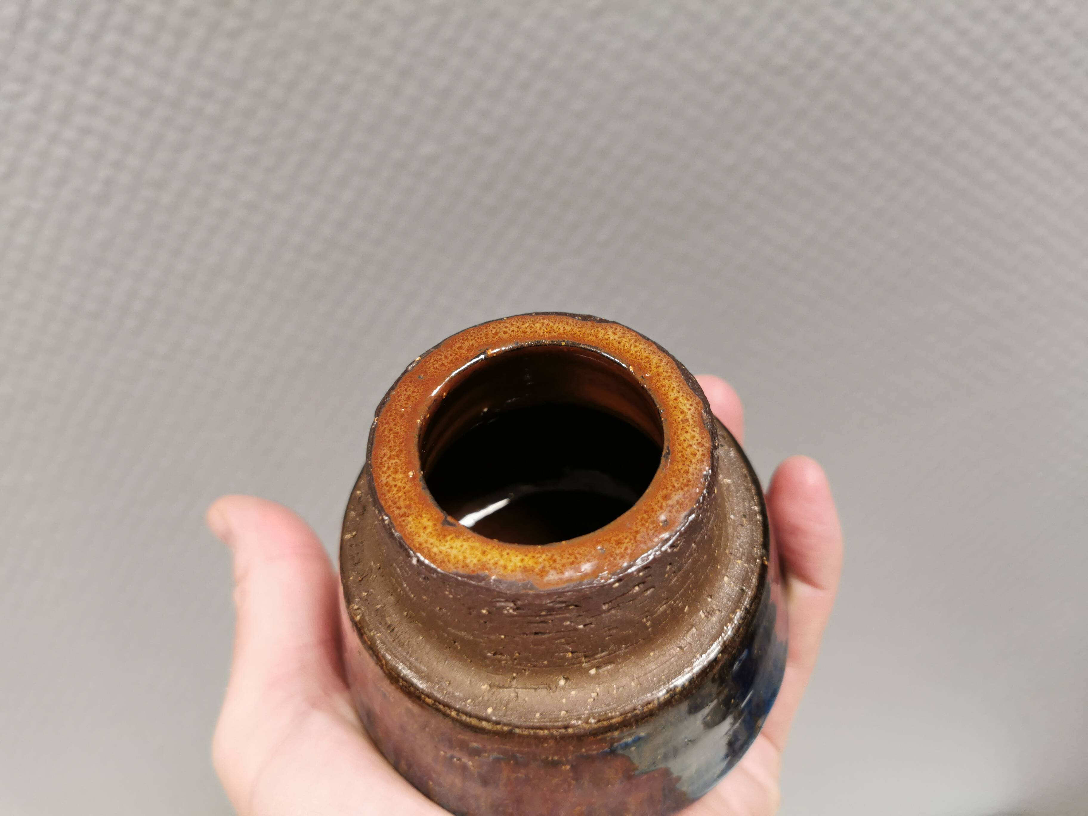 Small ceramic vase by Danish Michael Andersen 1970-80s