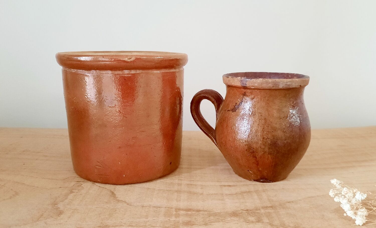 Old sandstone pots