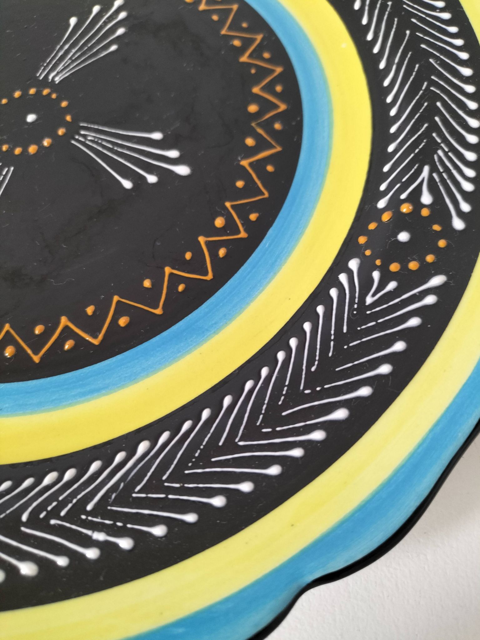 Assiette vintage HB Quimper