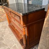 Antique chest of drawers on top