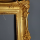 Cadre XIXe siècle style Louis XV bois stuc doré d'origine 66x57 feuillure 47x39 cm SB