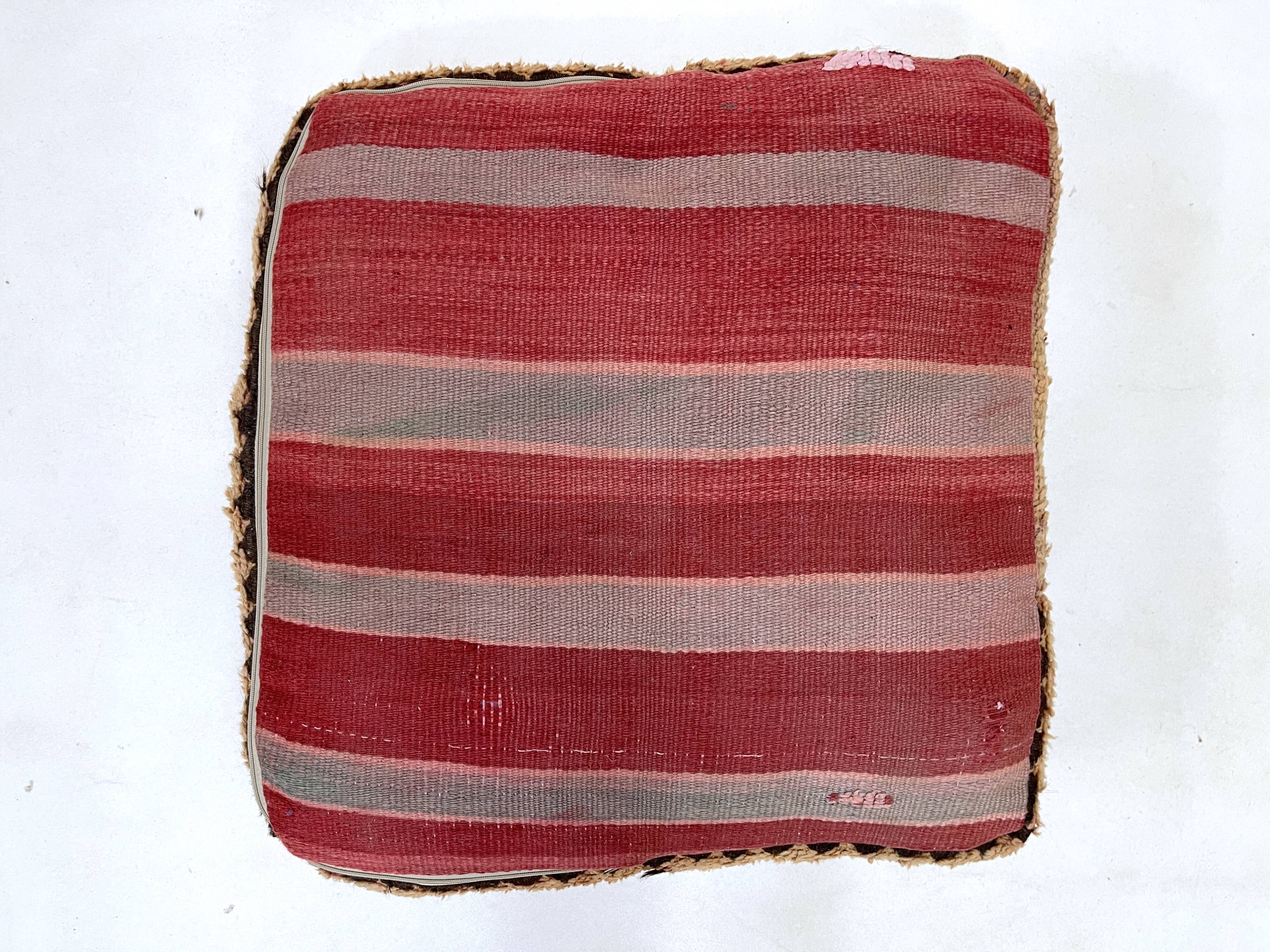 Moroccan Kilim Pouf