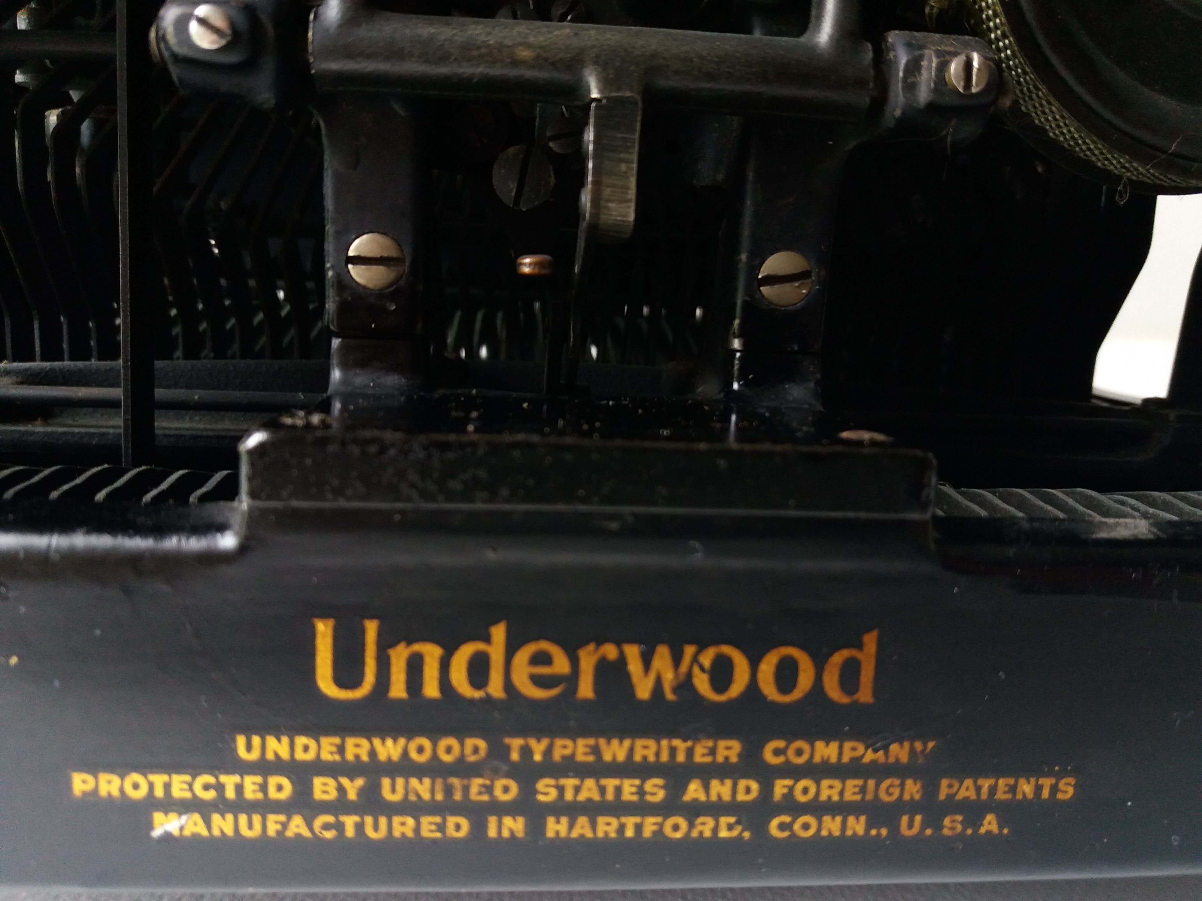 Typewriter Underwood 1930