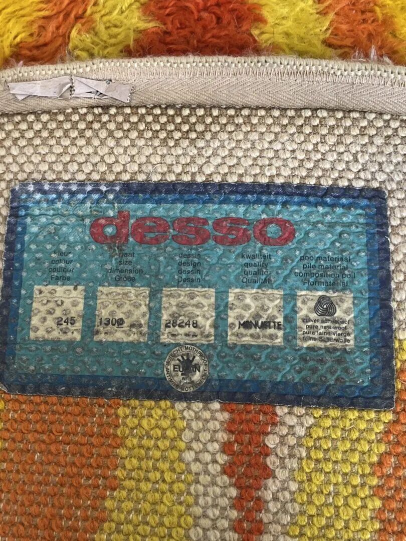 Desso vintage round carpet