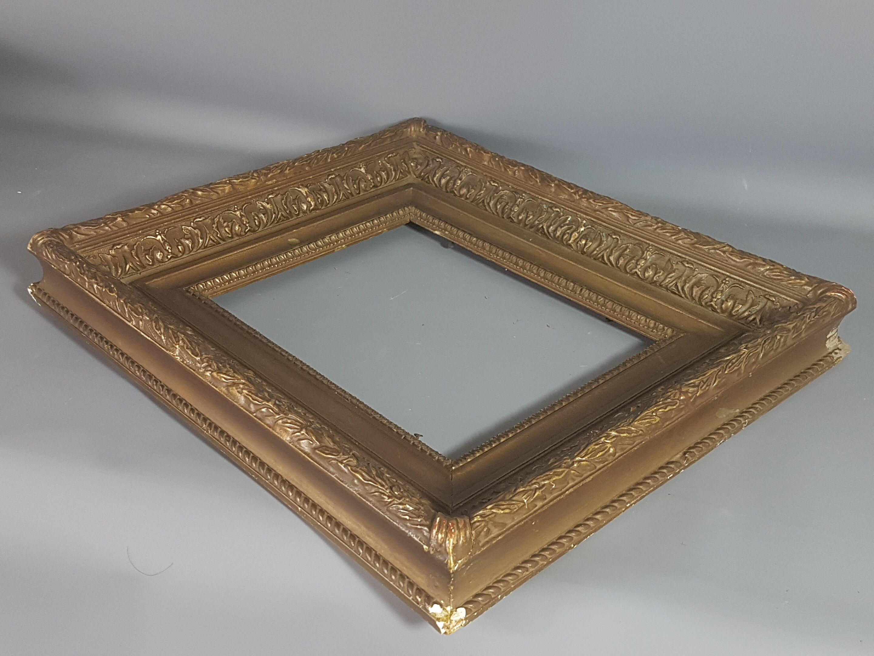 19th century frame with box