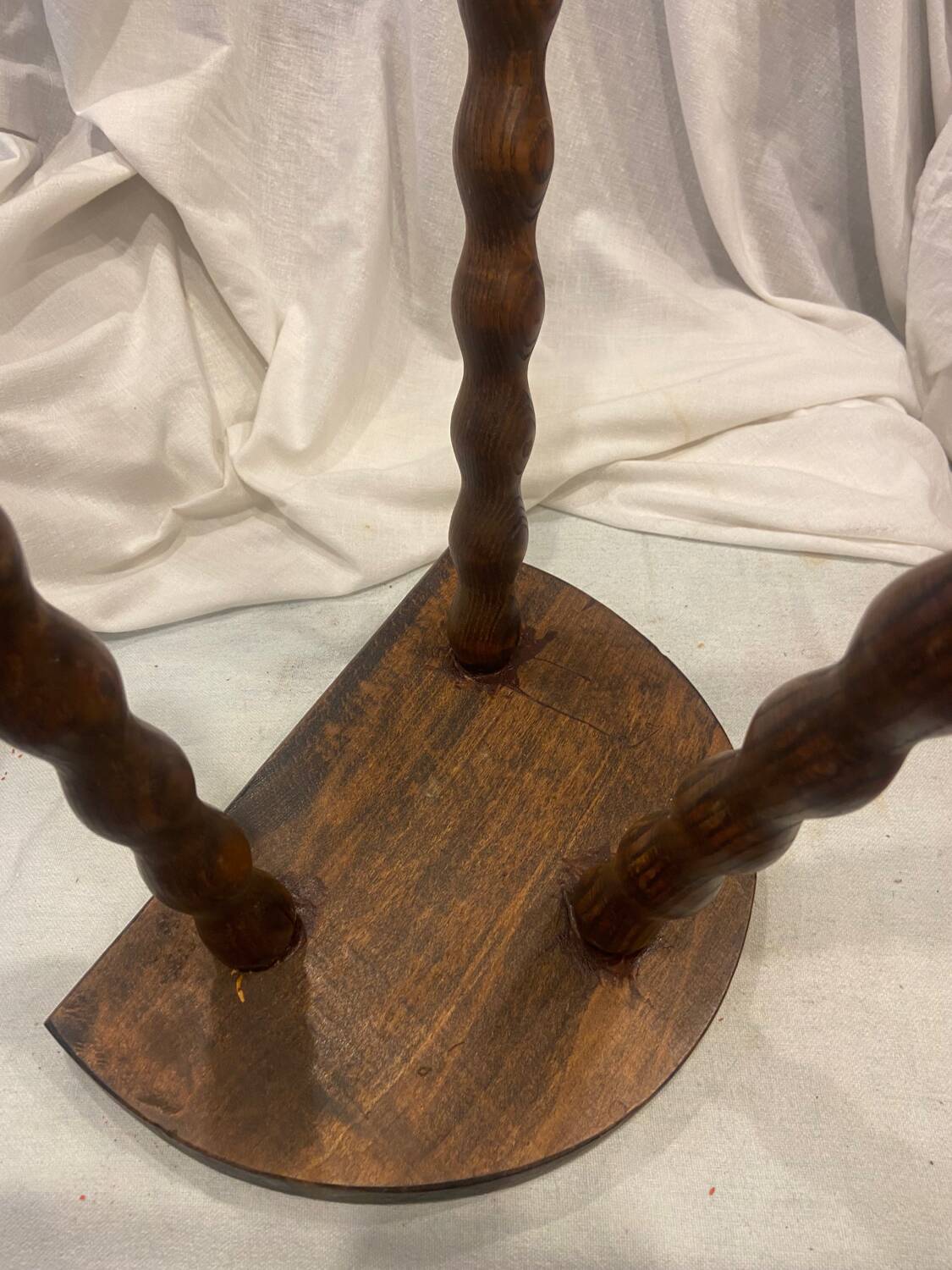 20th century tripod wooden stool